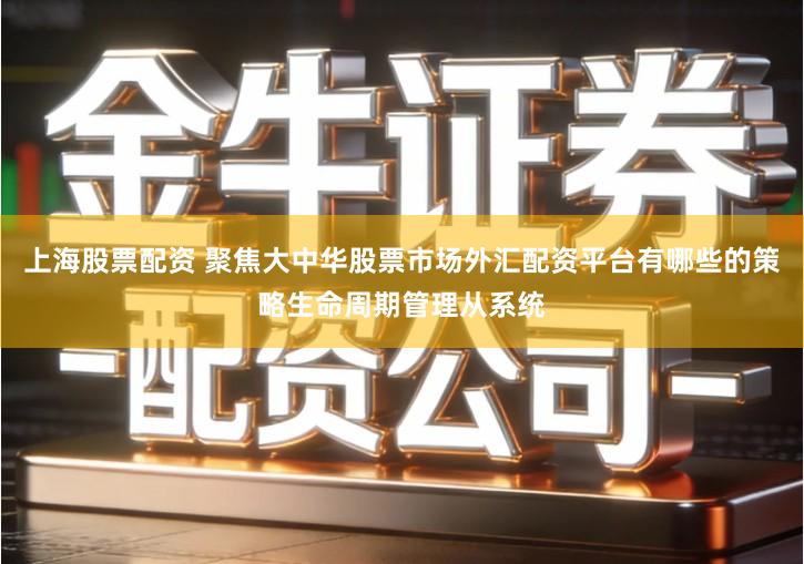 上海股票配资 聚焦大中华股票市场外汇配资平台有哪些的策略生命周期管理从系统