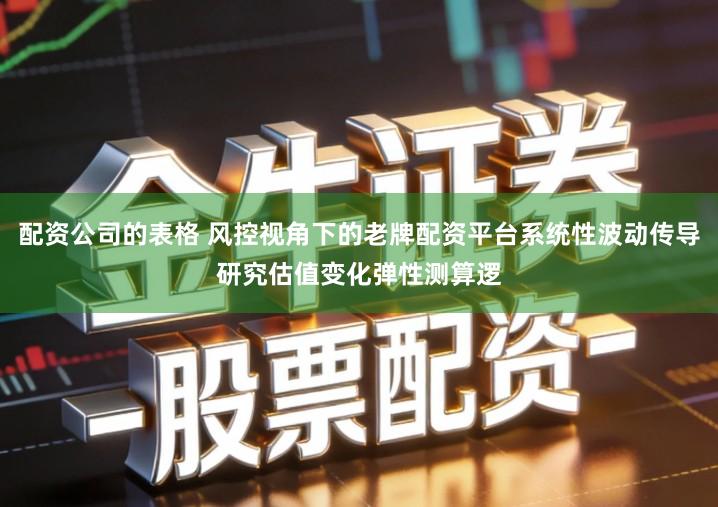 配资公司的表格 风控视角下的老牌配资平台系统性波动传导研究估值变化弹性测算逻
