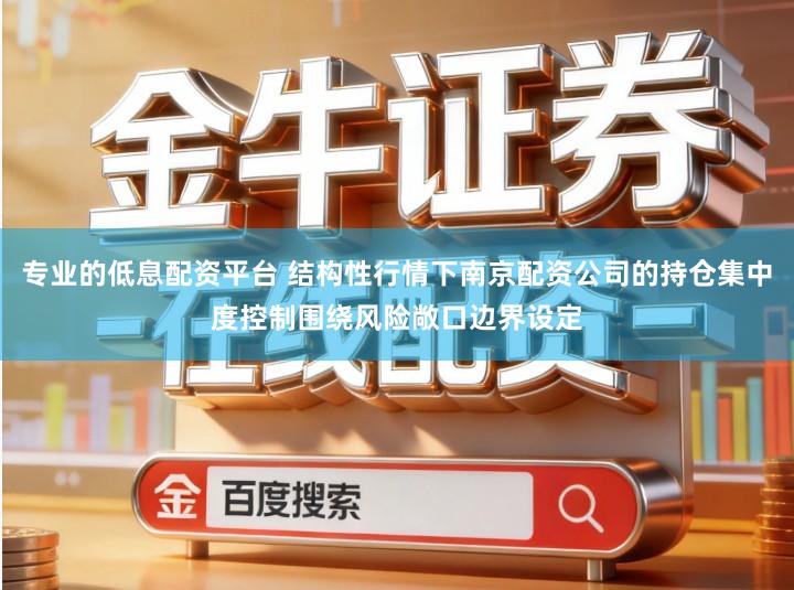 专业的低息配资平台 结构性行情下南京配资公司的持仓集中度控制围绕风险敞口边界设定